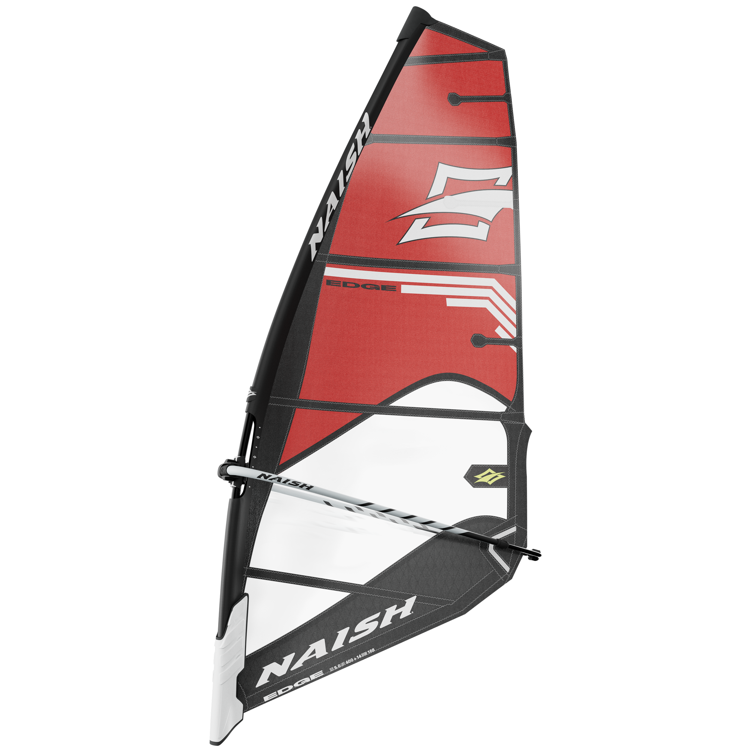 Naish Edge voile windsurf Blanc Bleu 5.0 freeride