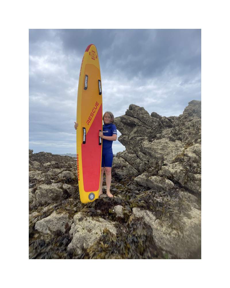 SURFPISTOLS Rescue planche sauvetage gonflable 6'5 débutant