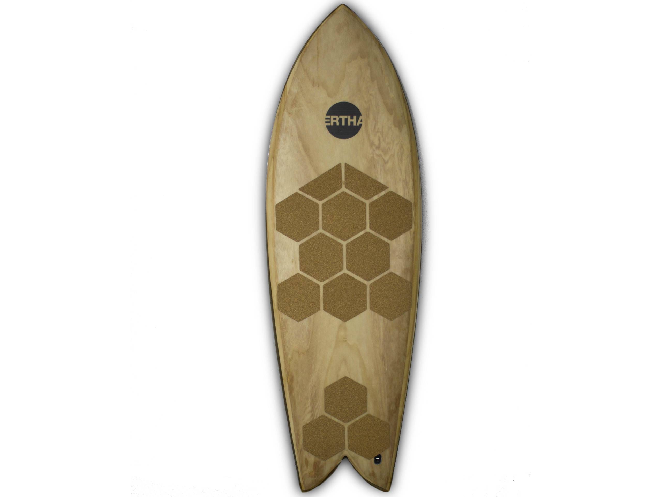 Surfpistols Stand Up paddle pad grip liège HexaTraction avant
