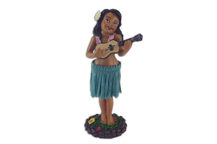 SURFPISTOLS Luna Hula Doll poupée hawaïenne 10 cm résine