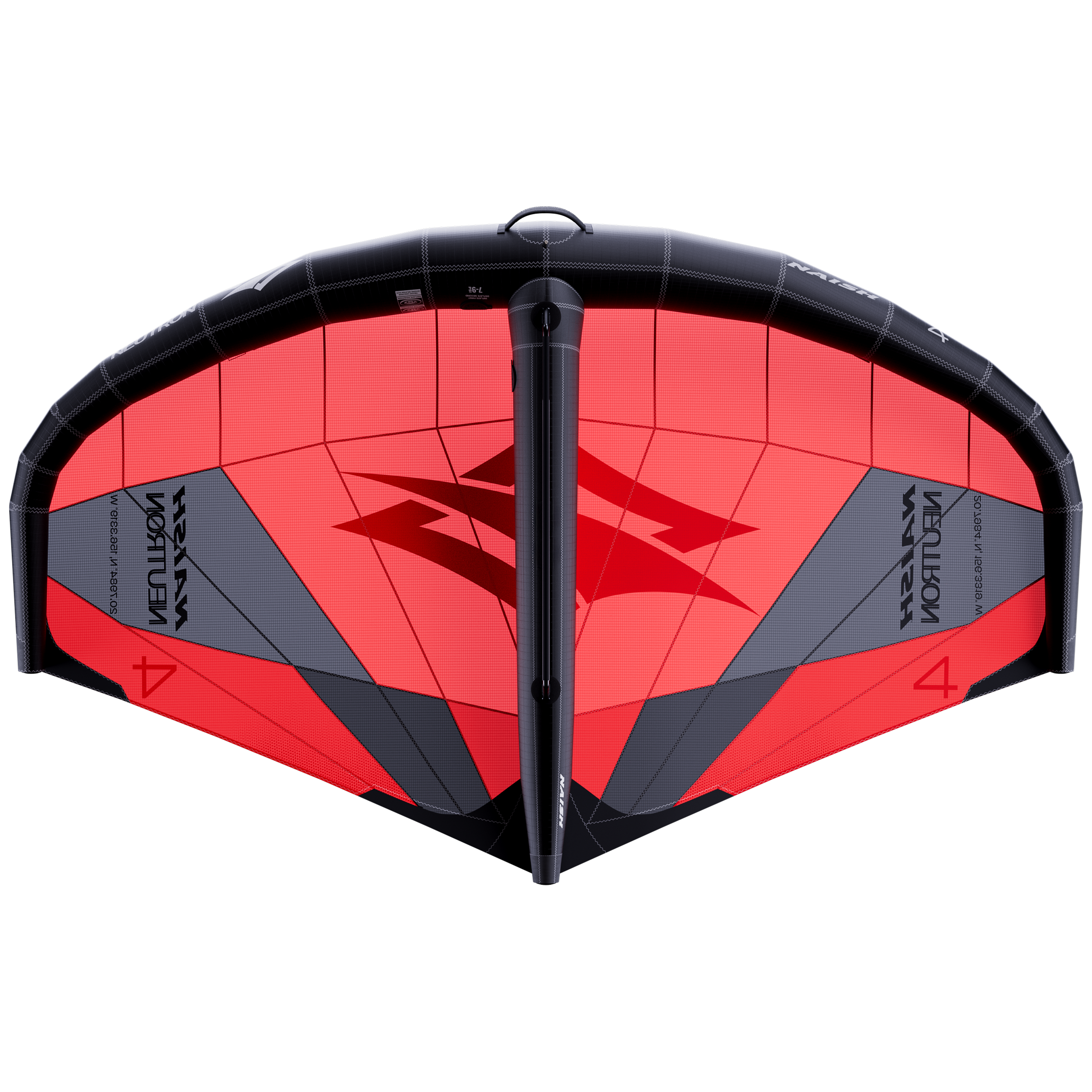 Naish Neutron aile wing 4.0 Rouge/Blanc freeride vague