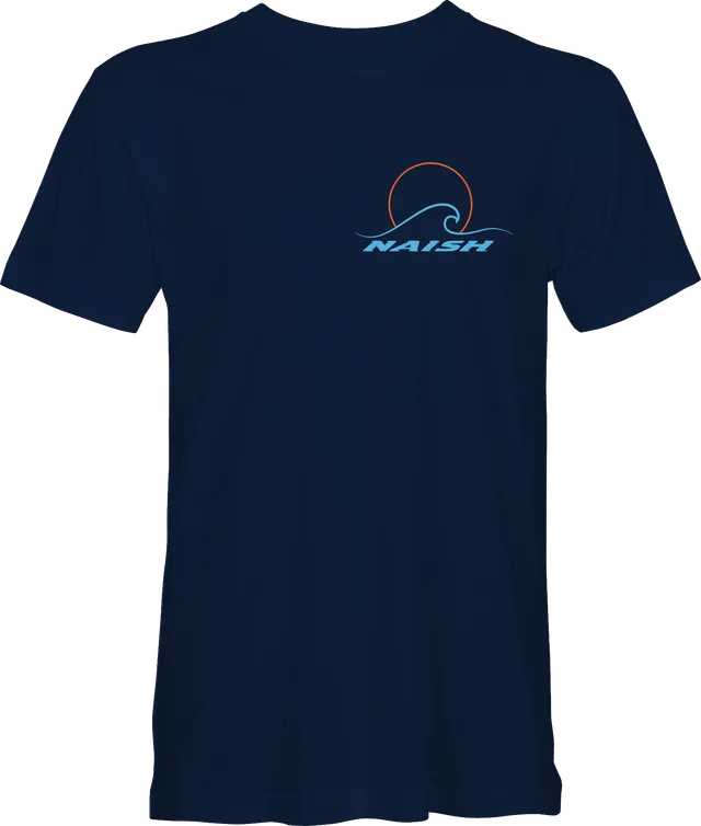 Naish Team Wear Wave Tee t-shirt bleu marine taille M