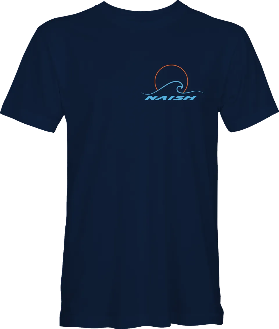 Naish Team Wear Wave Tee t-shirt bleu marine taille M