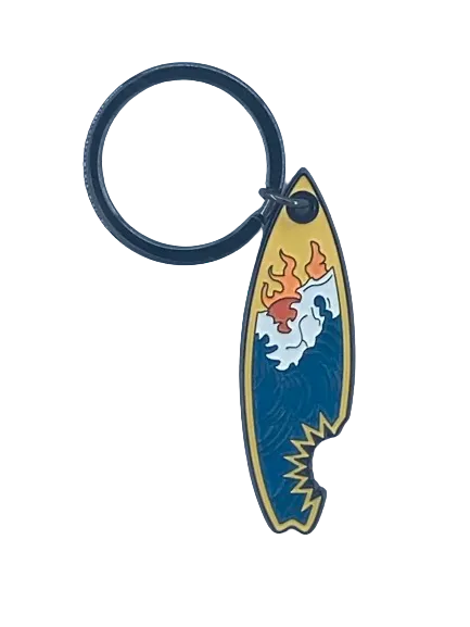 SURFPISTOLS Wave porte-clés surf métal 30 mm