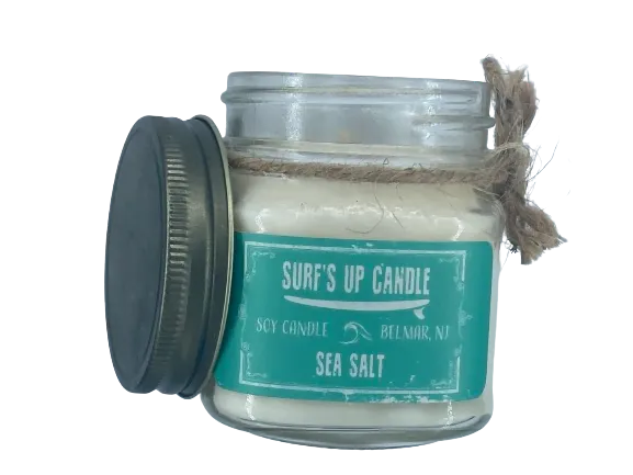 Surfpistols Surfs Up Candle bougie bio sel de mer 225 g