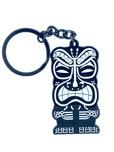 Surfpistols Tiki porte-clés métal anneau surf