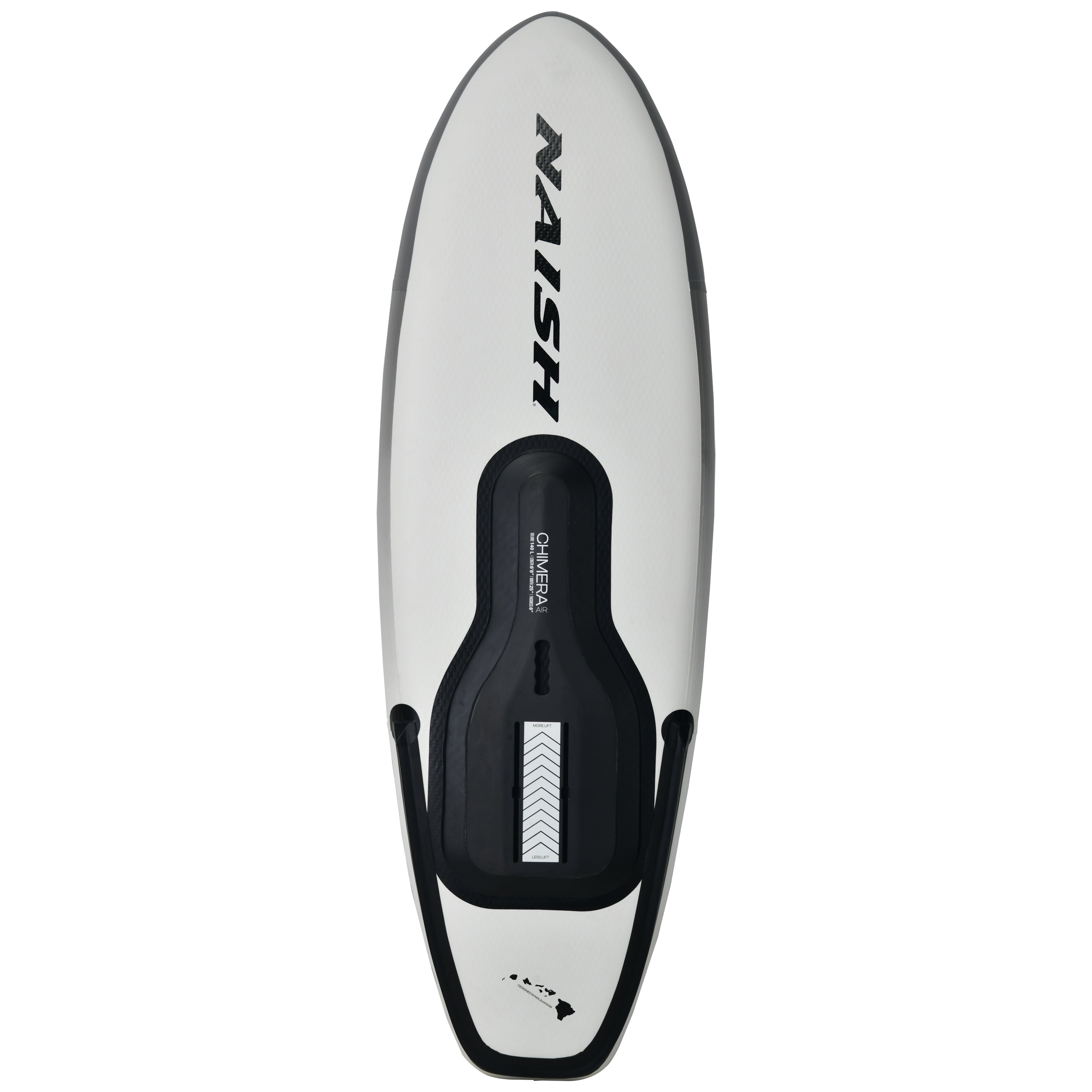 Naish Chimera Air planche foil gonflable blanche 140L