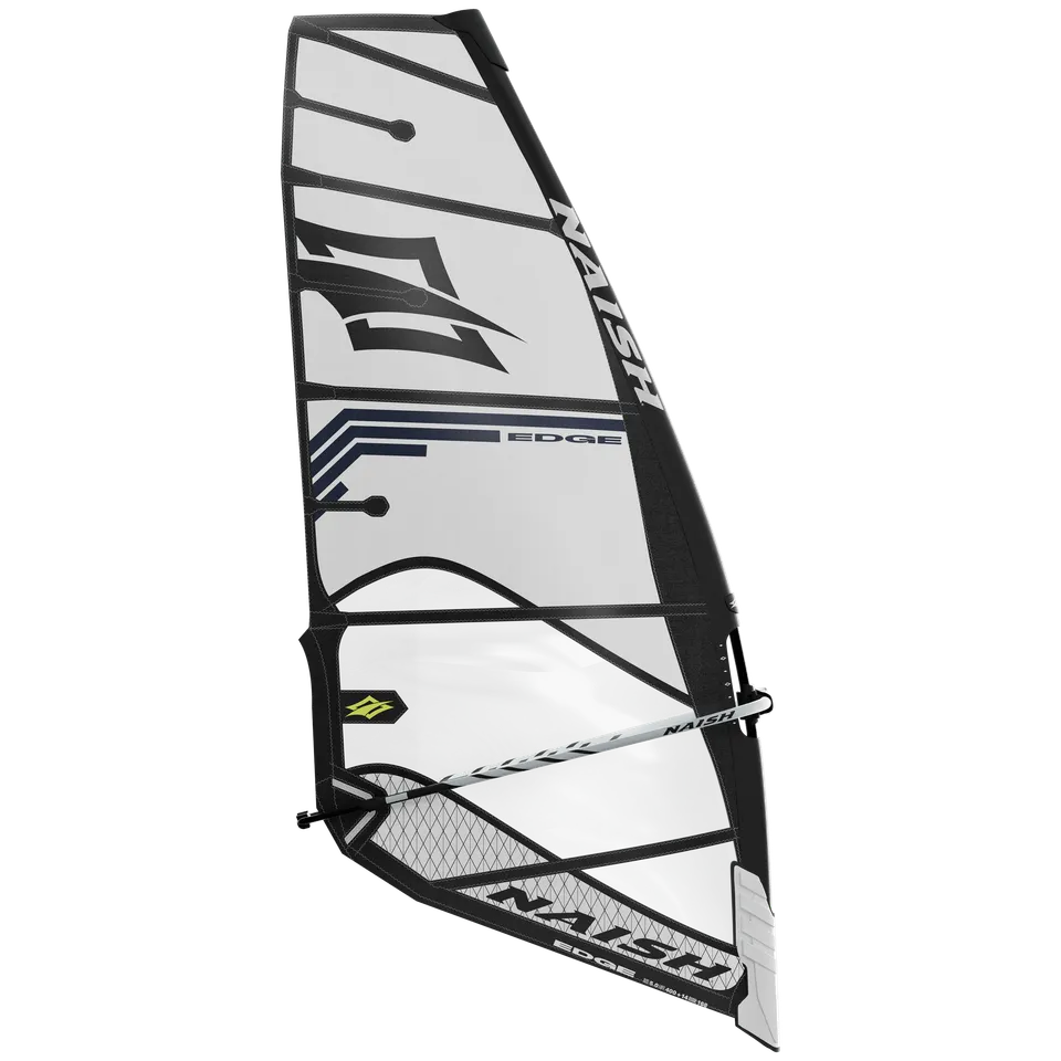 Naish Edge voile windsurf Blanc Bleu 5.0 freeride