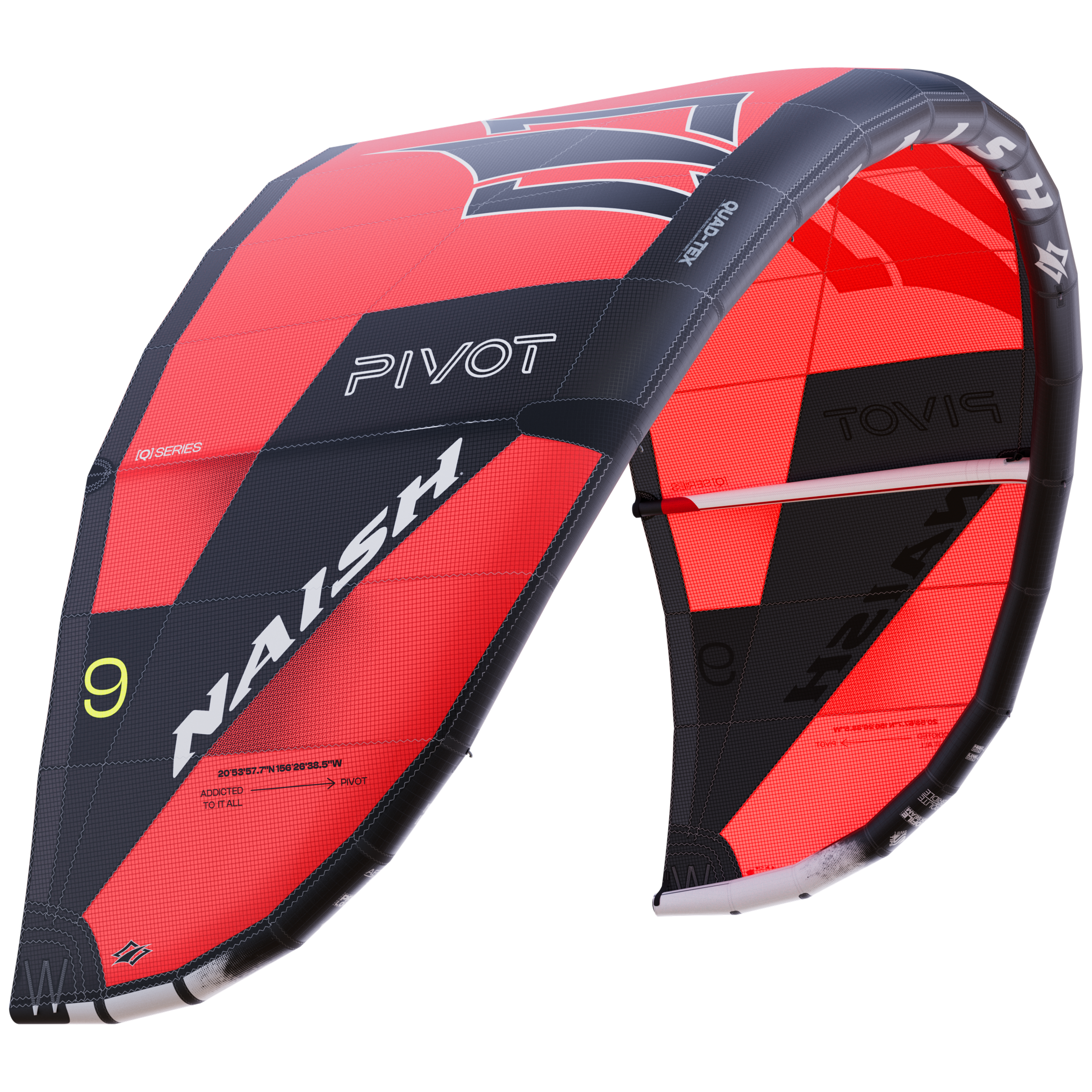 Naish Pivot [Q]Series kite 9 m rouge