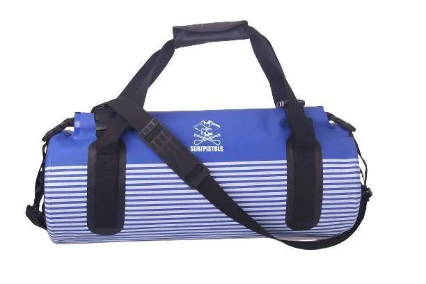 SURFPISTOLS Dry Duffle sac étanche 30 L marinière navy