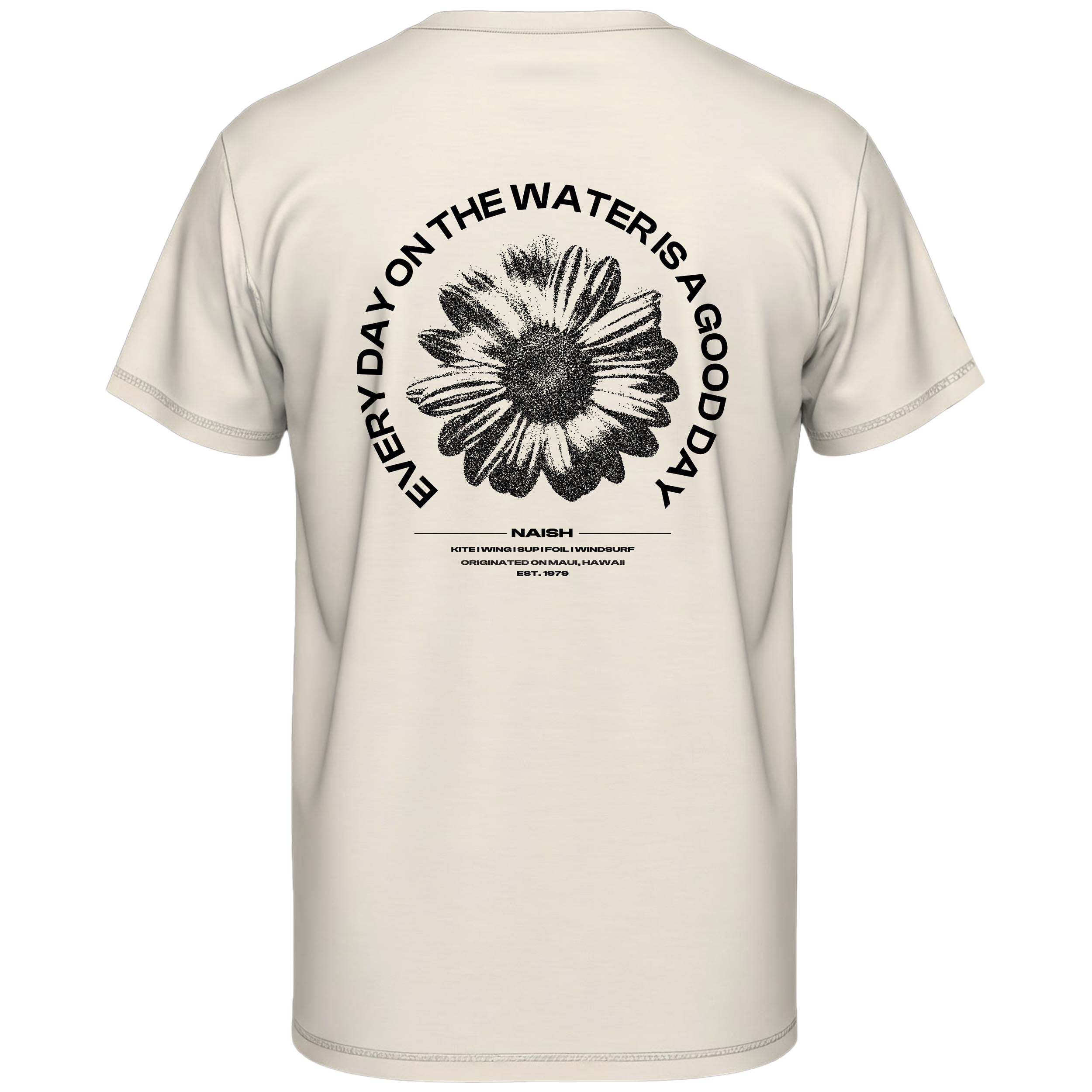 Naish Flower Tee t-shirt sable M coton