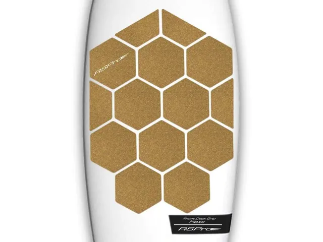 Surfpistols Stand Up paddle pad grip liège HexaTraction avant
