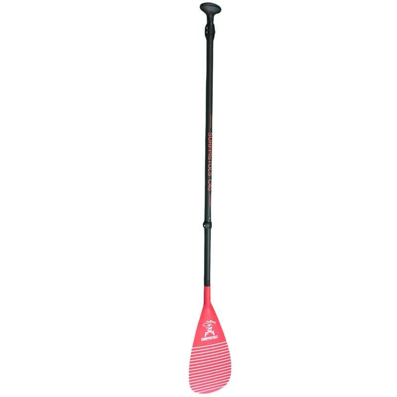 SURFPISTOLS C40 Pagaie paddle carbone rouge 2 parties