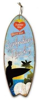 Surfpistols Idées Cadeaux Tableau Bois Surf Rider