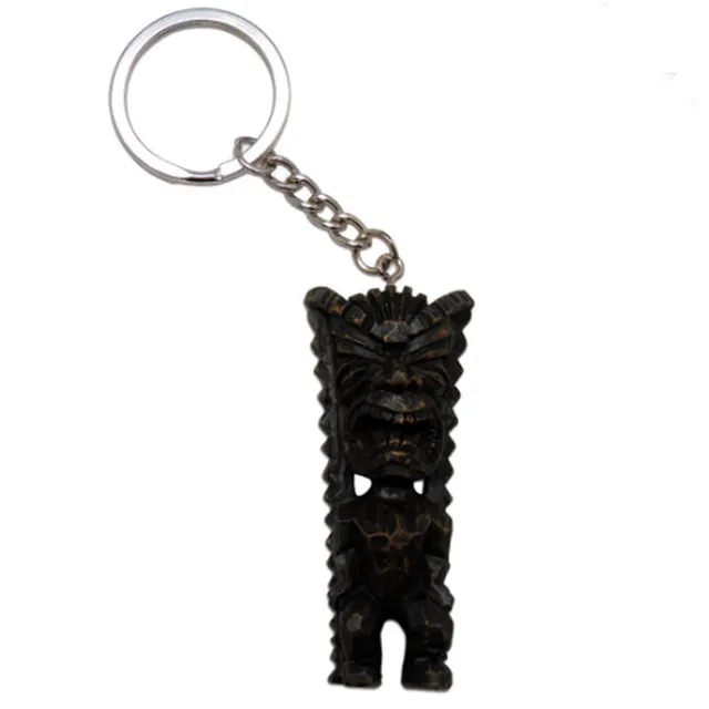 Surfpistols Tiki God of Money porte-clés bois 5 cm