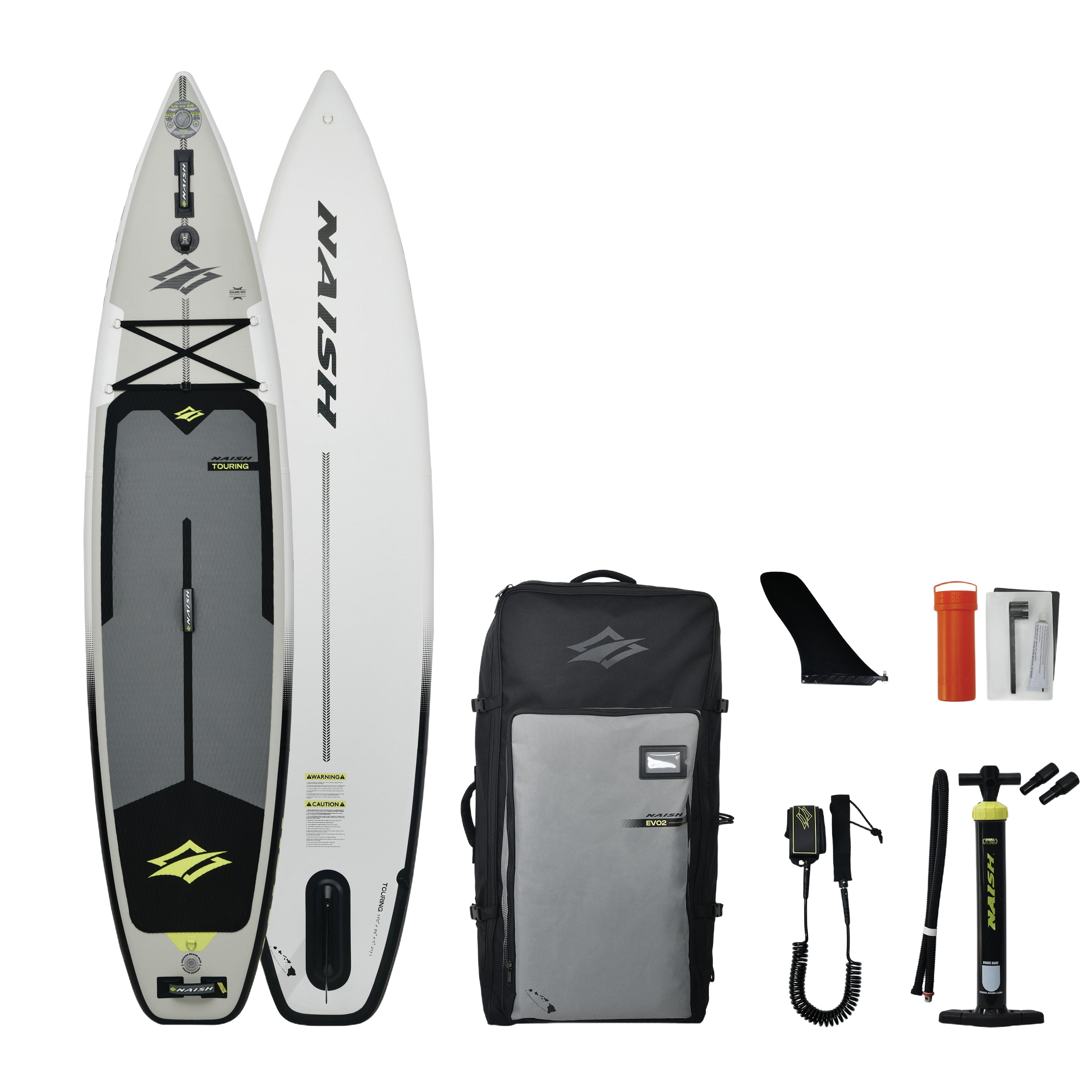 Naish Touring paddle gonflable 11'6 blanc rigide