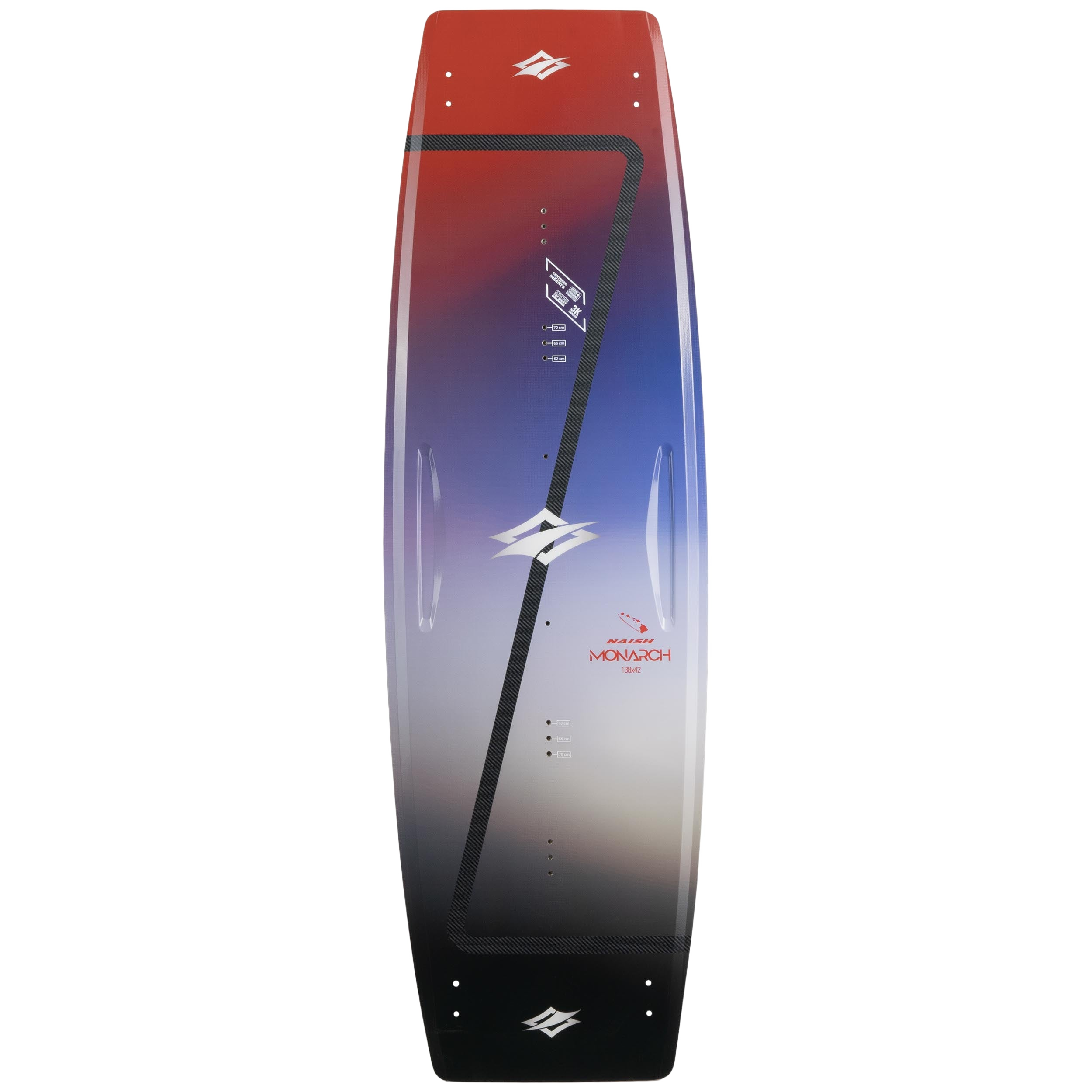 Naish Monarch NVision Twin tip 132 Black carbone