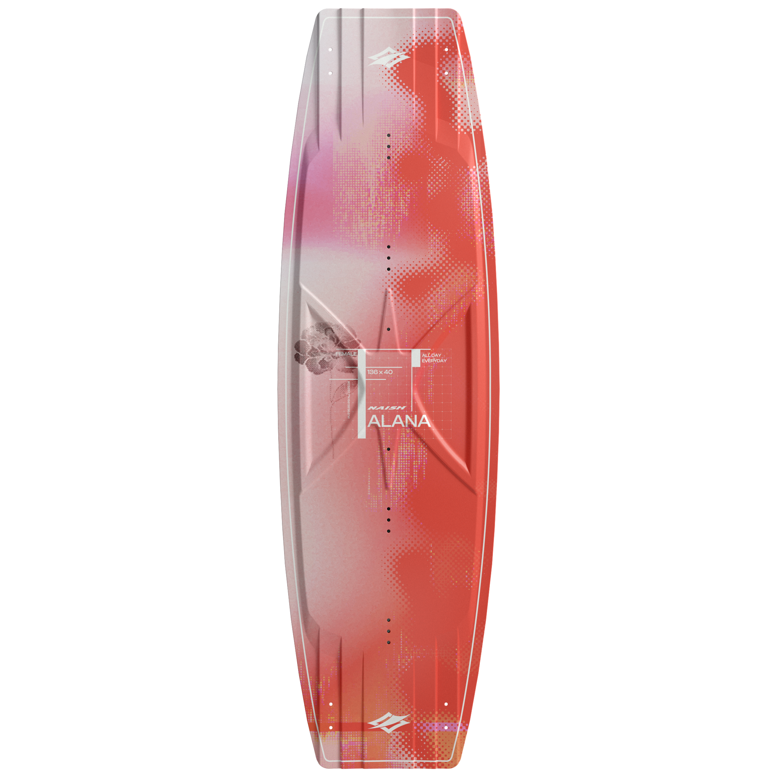 Naish Alana twintip rose 136 cm femme petit gabarit