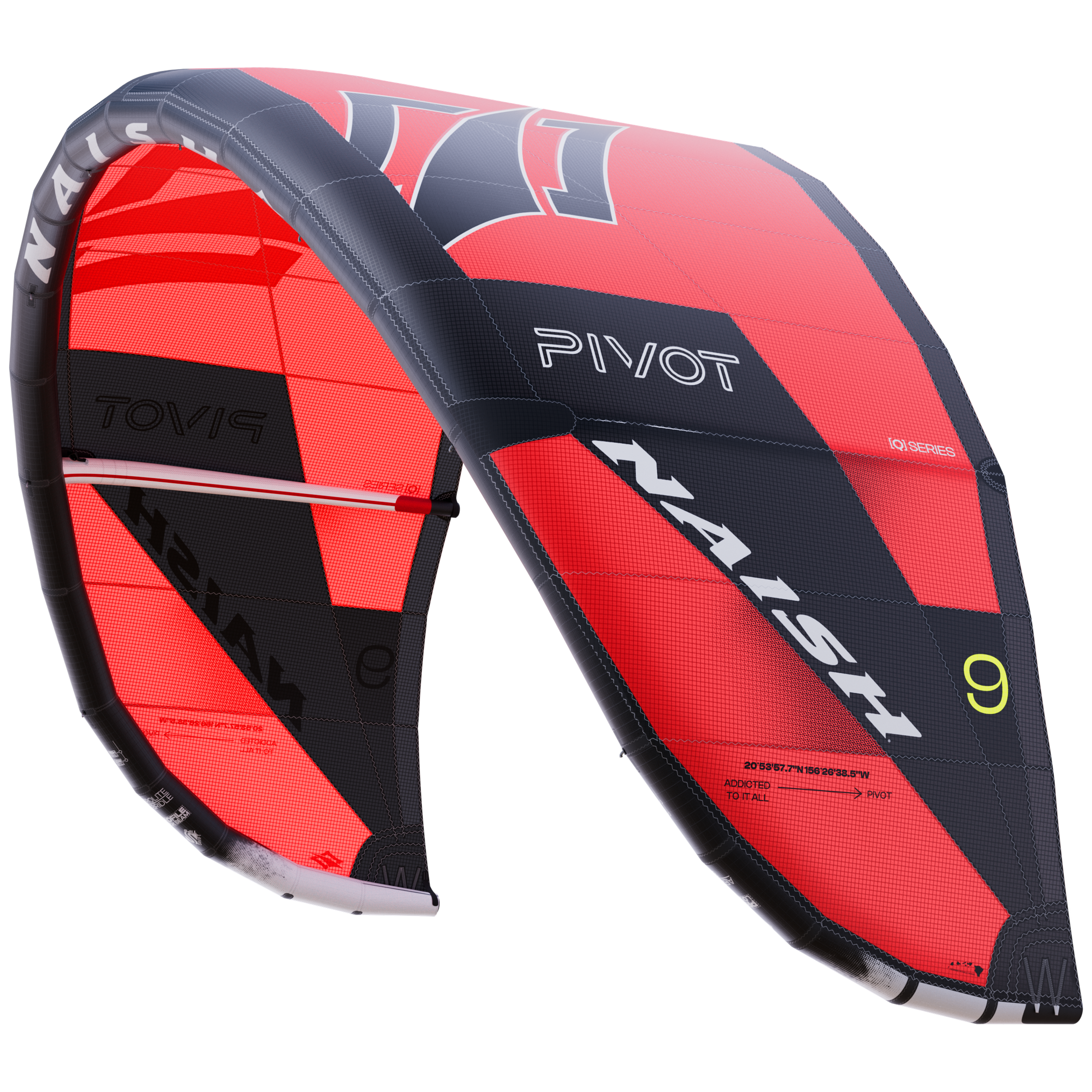 Naish Pivot [Q]Series kite 9 m rouge