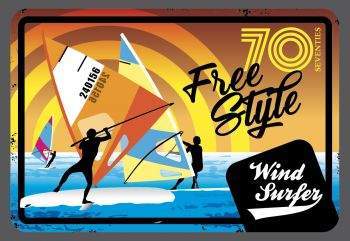SURFPISTOLS Freestyle Windsurf plaque métal déco