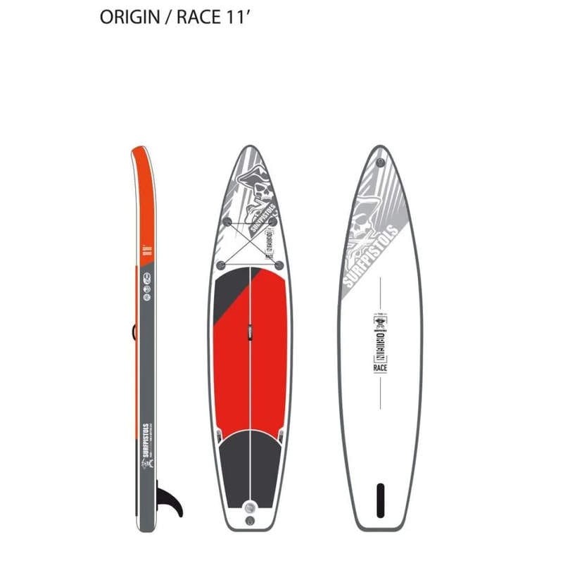 SURFPISTOLS Origin 11’0 paddle gonflable Pirate pack