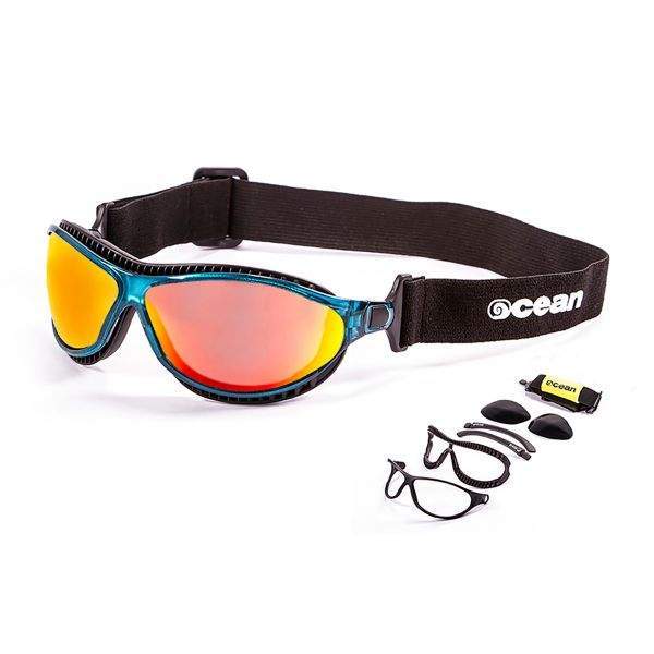 SURFPISTOLS Fuego lunettes nautiques bleu verres rouges polarisés