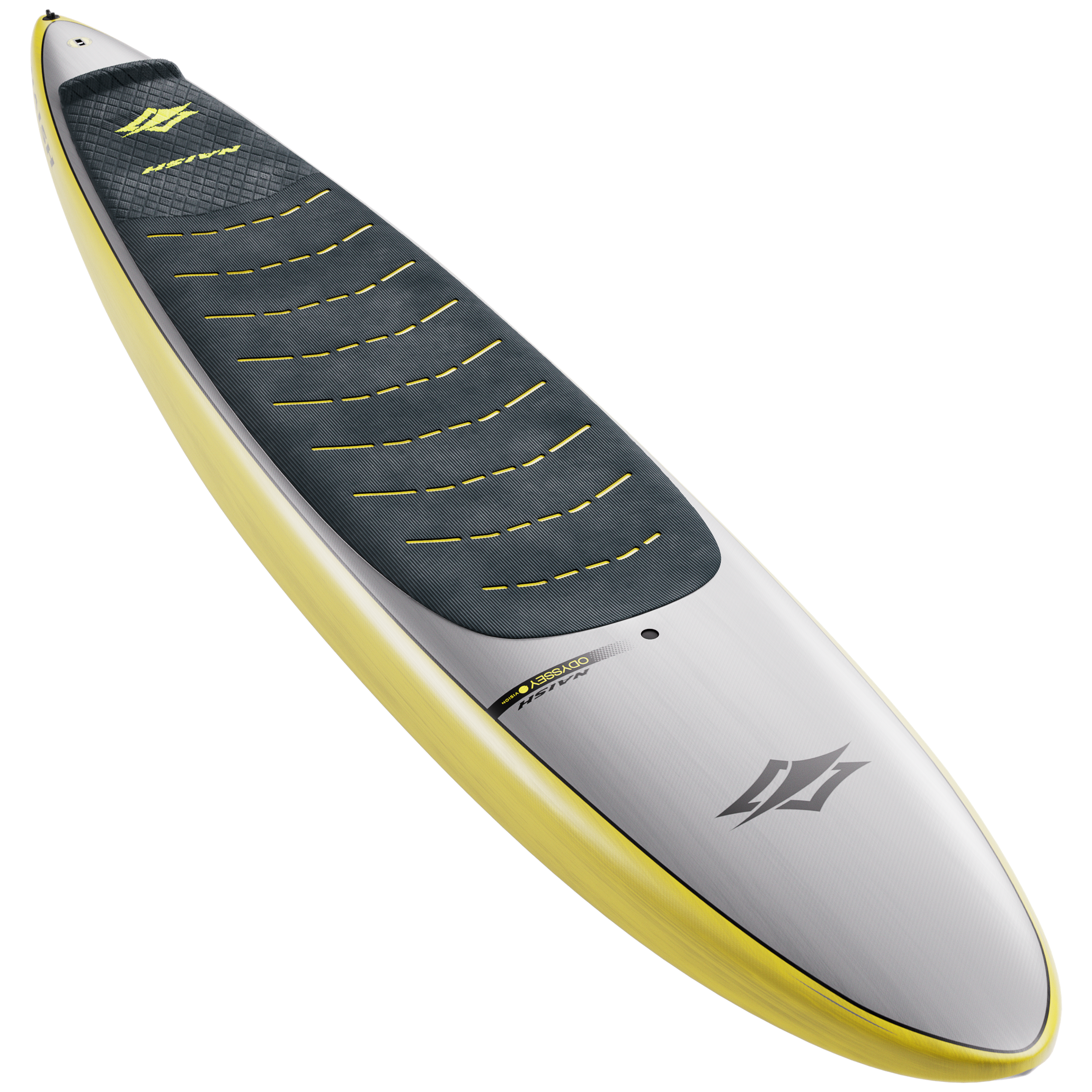 Naish Odyssey DW planche foil Jaune Gris 110L 7'8" downwind