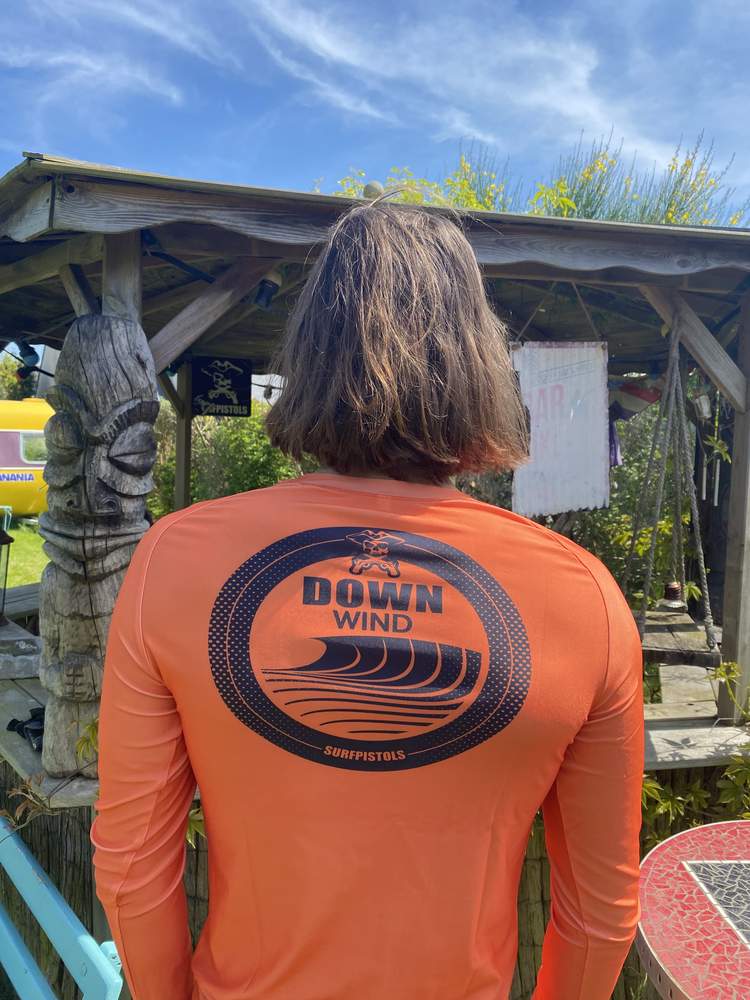 SURFPISTOLS Rescue lycra Downwind rash vest sécurité