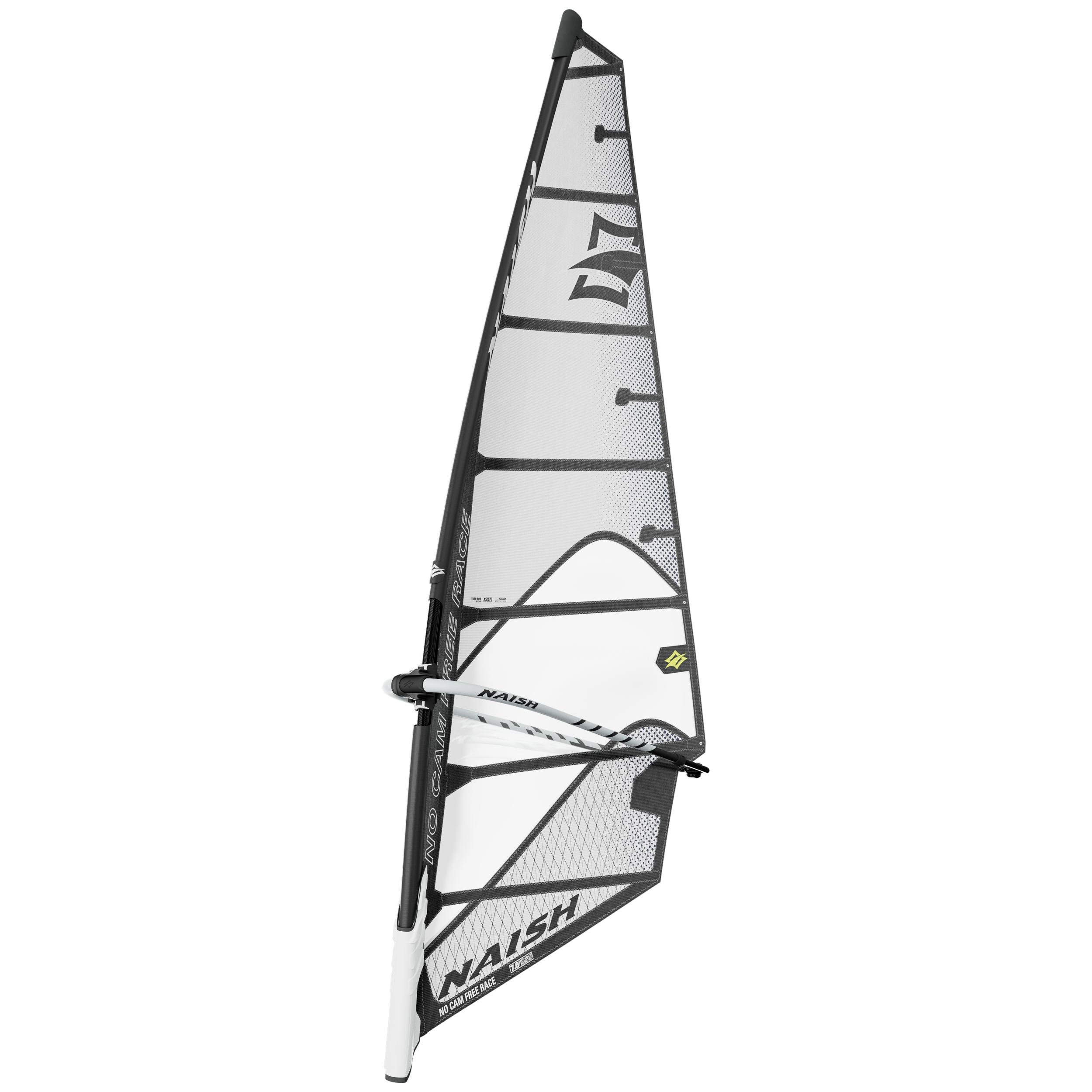 Naish No Cam Freerace 7.0 voile windsurf blanche