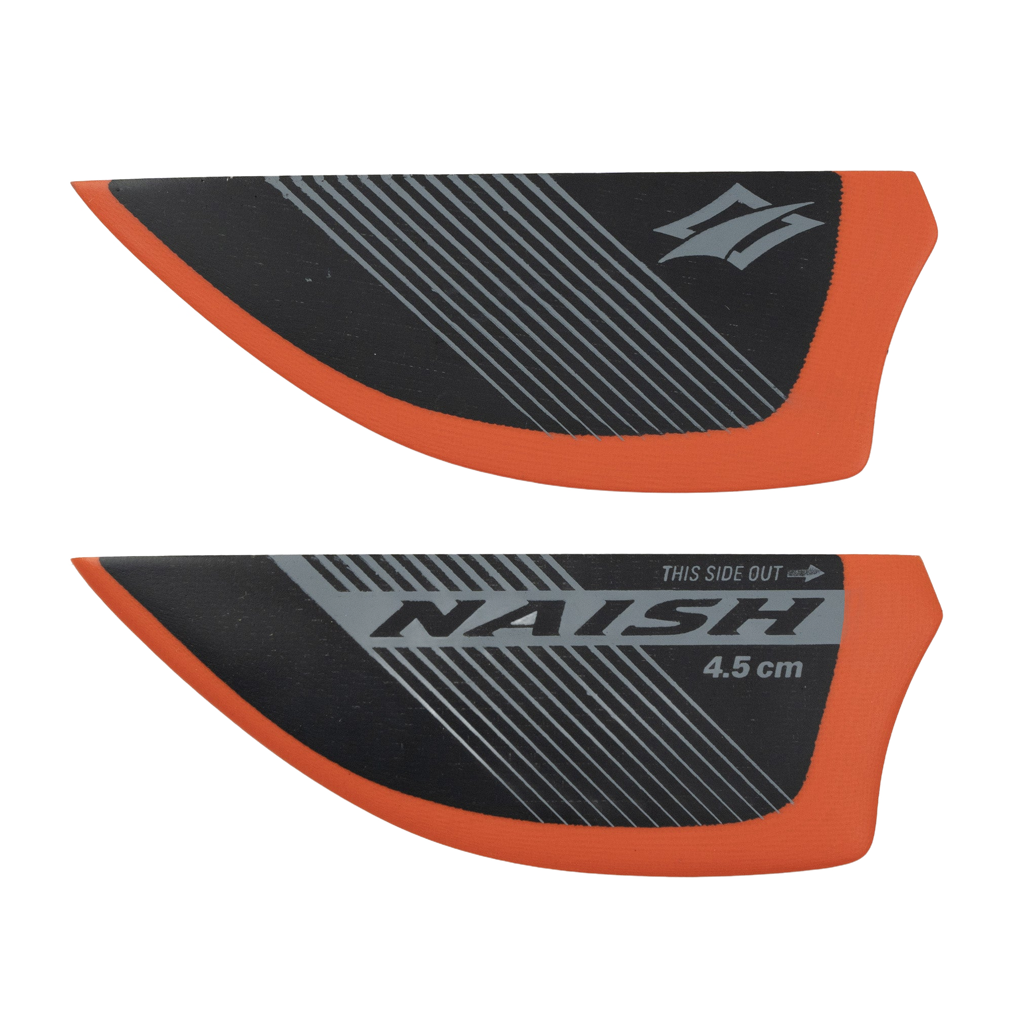 Naish Fins G10 Twintip Fin Set aileron asymétrique 4,5 cm