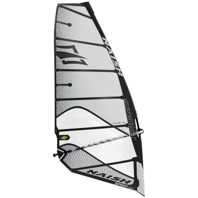 Naish Sprint 5.2 voile windsurf freeride Blanc/Bleu sans camber