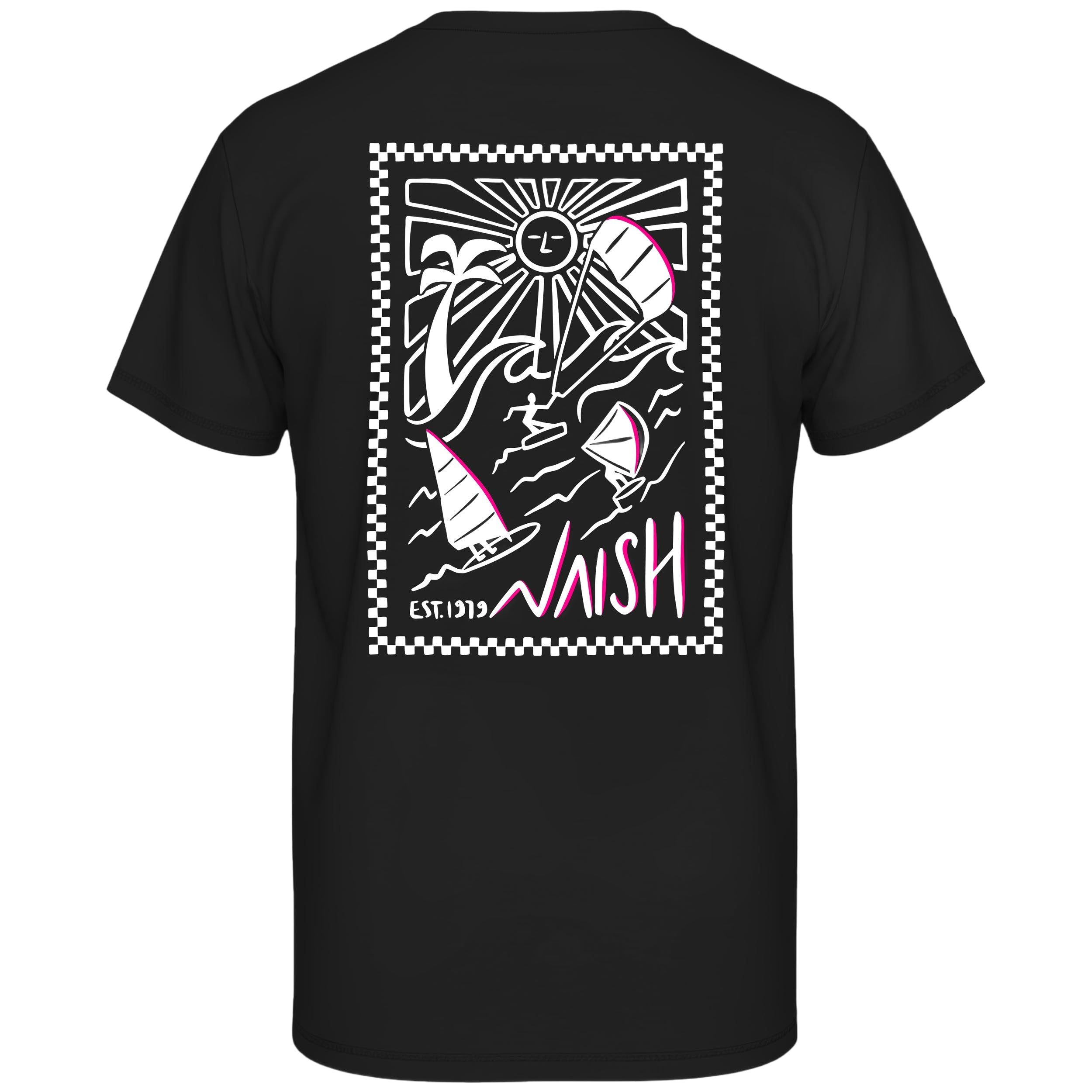 Naish Team Wear Wave Riders Tee t-shirt noir M