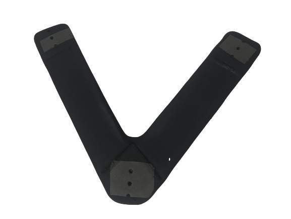 Surfpistols Wing Footstraps en V Néoprène + vis