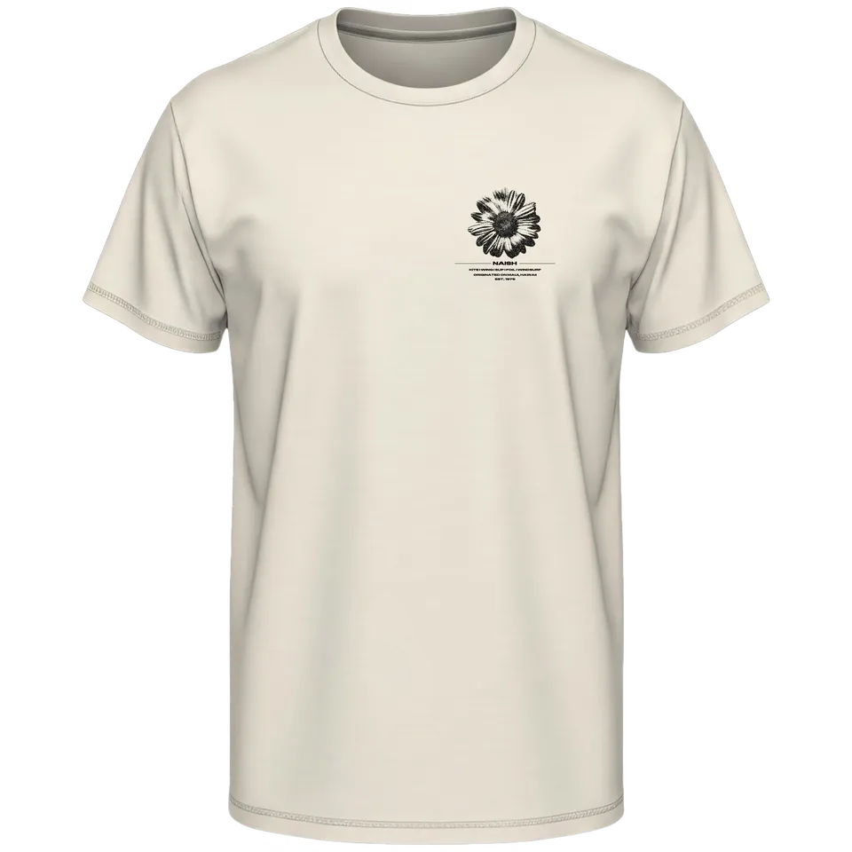 Naish Flower Tee t-shirt sable M coton