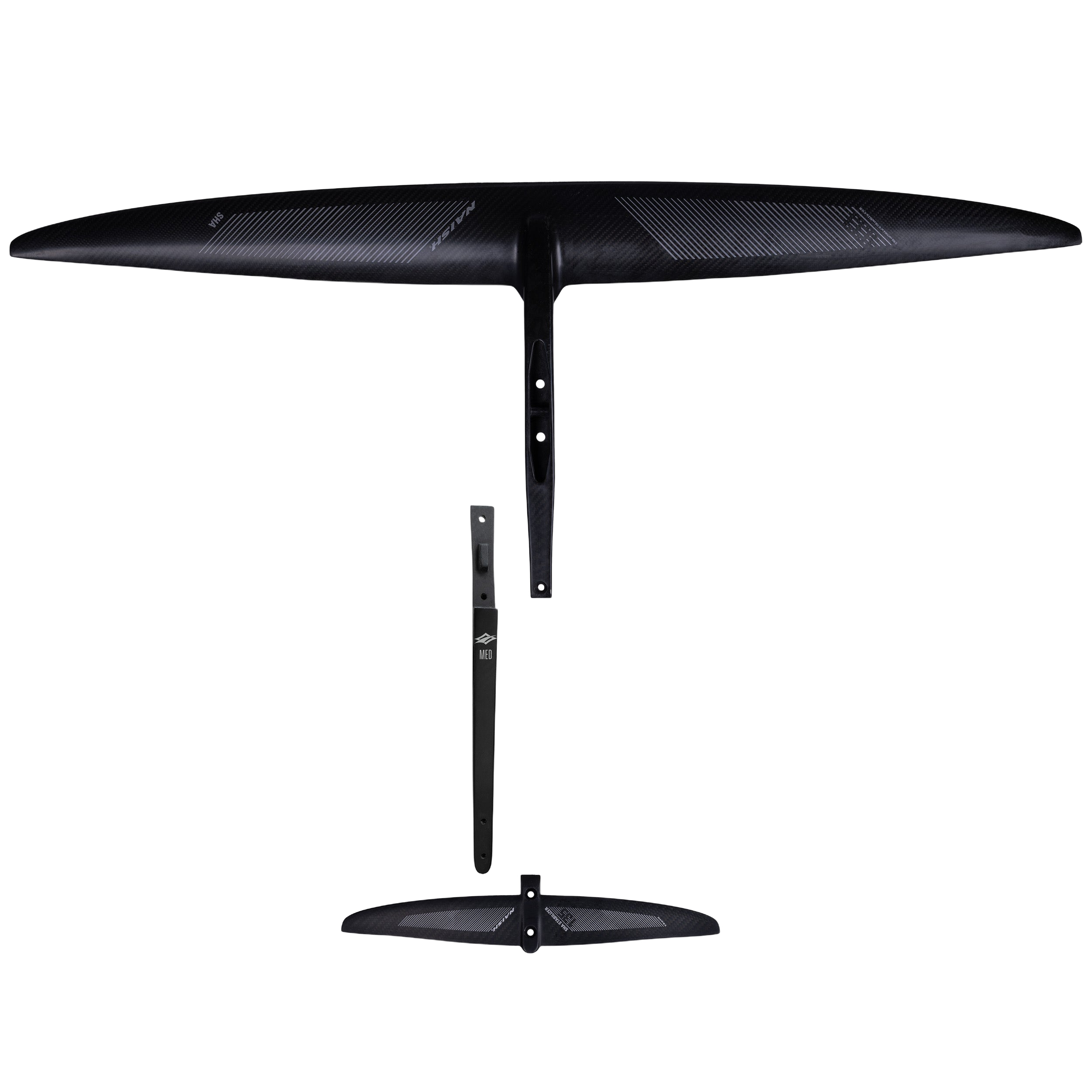 Naish SHA foil semi-complet noir 933 downwind glide