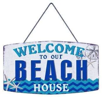 SURFPISTOLS Ides Cadeaux Plaque Welcome Beach