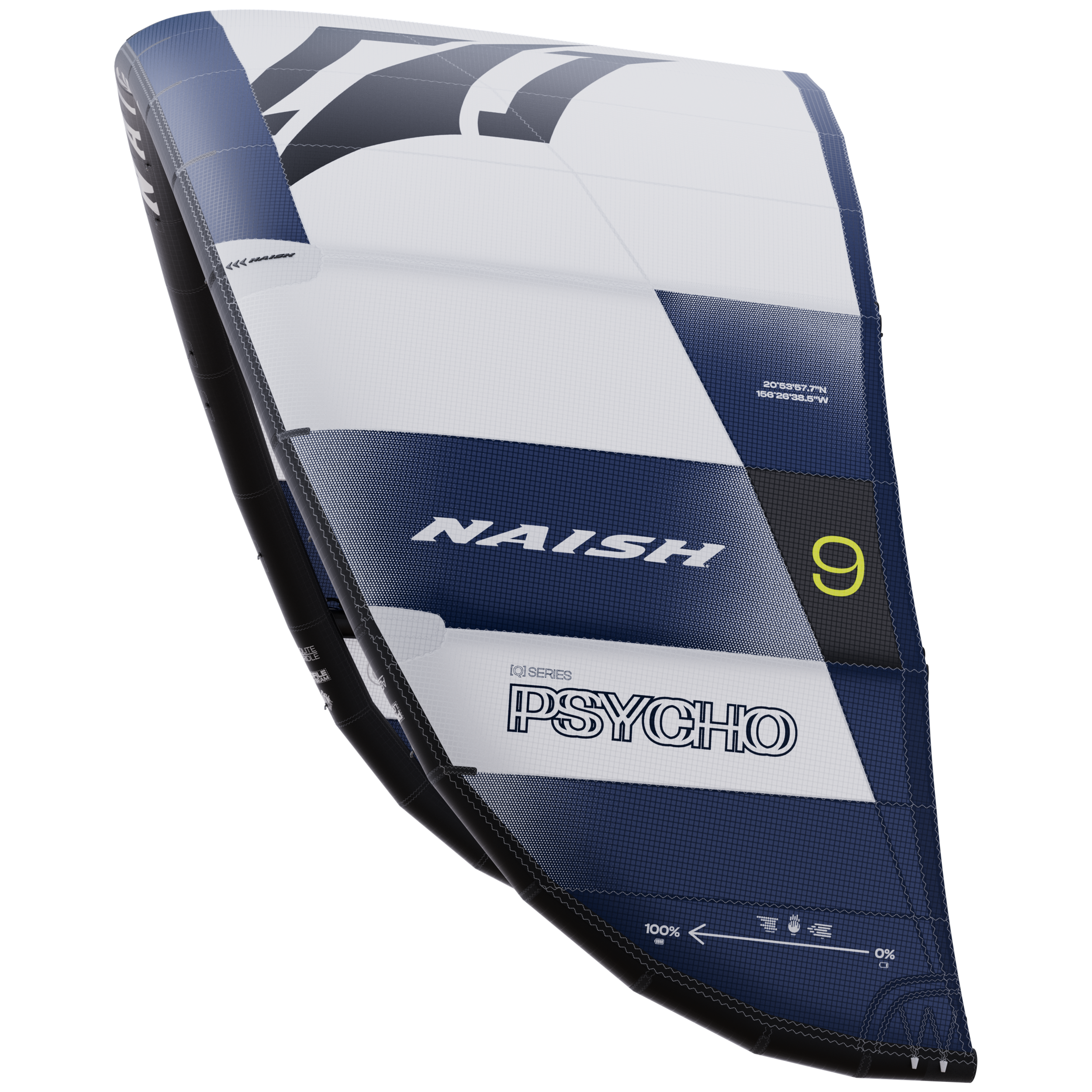 Naish Psycho 9.0 aile de kite Navy Blue big air