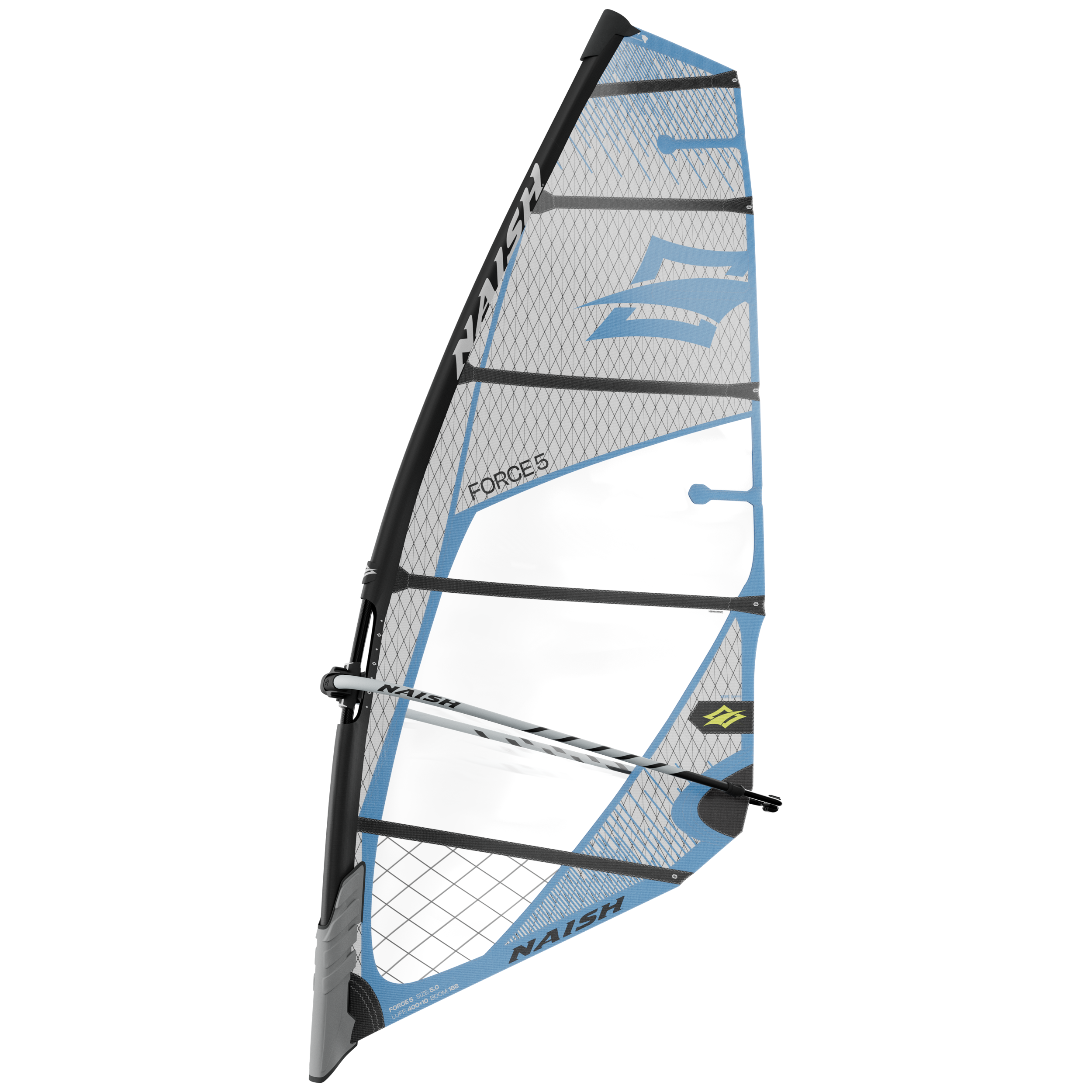 Naish Force 5 Voile windsurf vent fort 5.3 noire