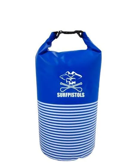 Surfpistols Dry Bag sac étanche marinière navy PVC