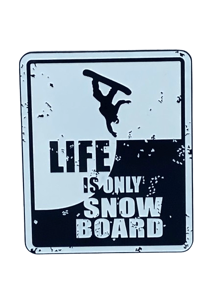 SURFPISTOLS Idées cadeaux magnet frigo LIFE IS ONLY SB
