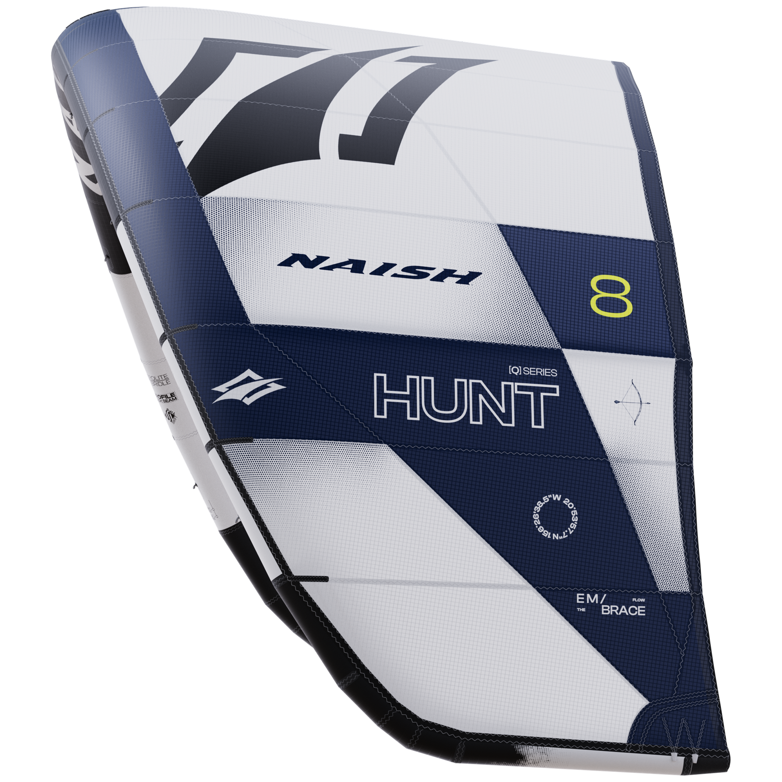 Naish Kites Hunt 9.0 aile kite blanche vagues