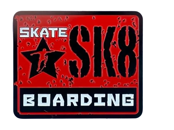 SURFPISTOLS Magnet SK8 Aimant Frigo Déco Skate USA