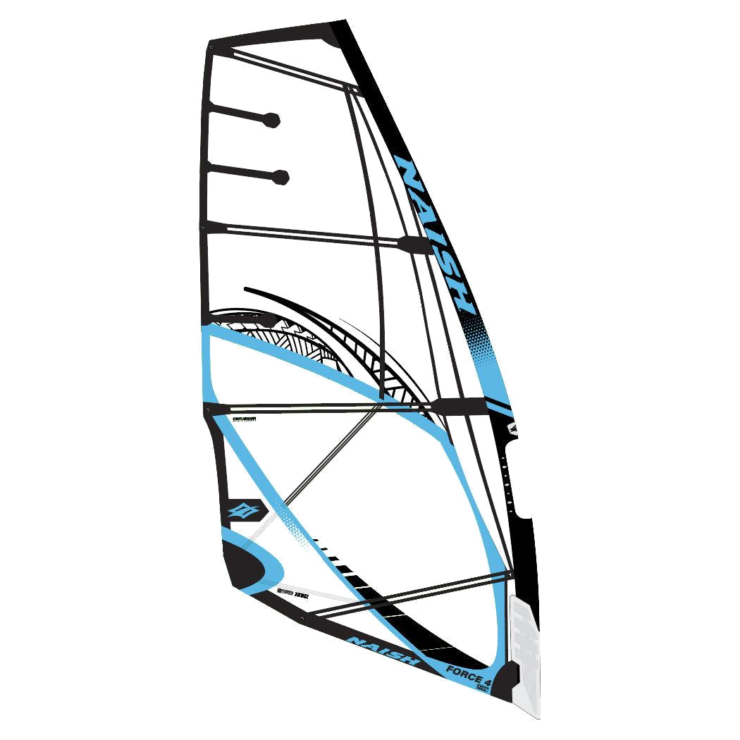 Naish Force 4 voile vague 4.0 bleue 4 lattes