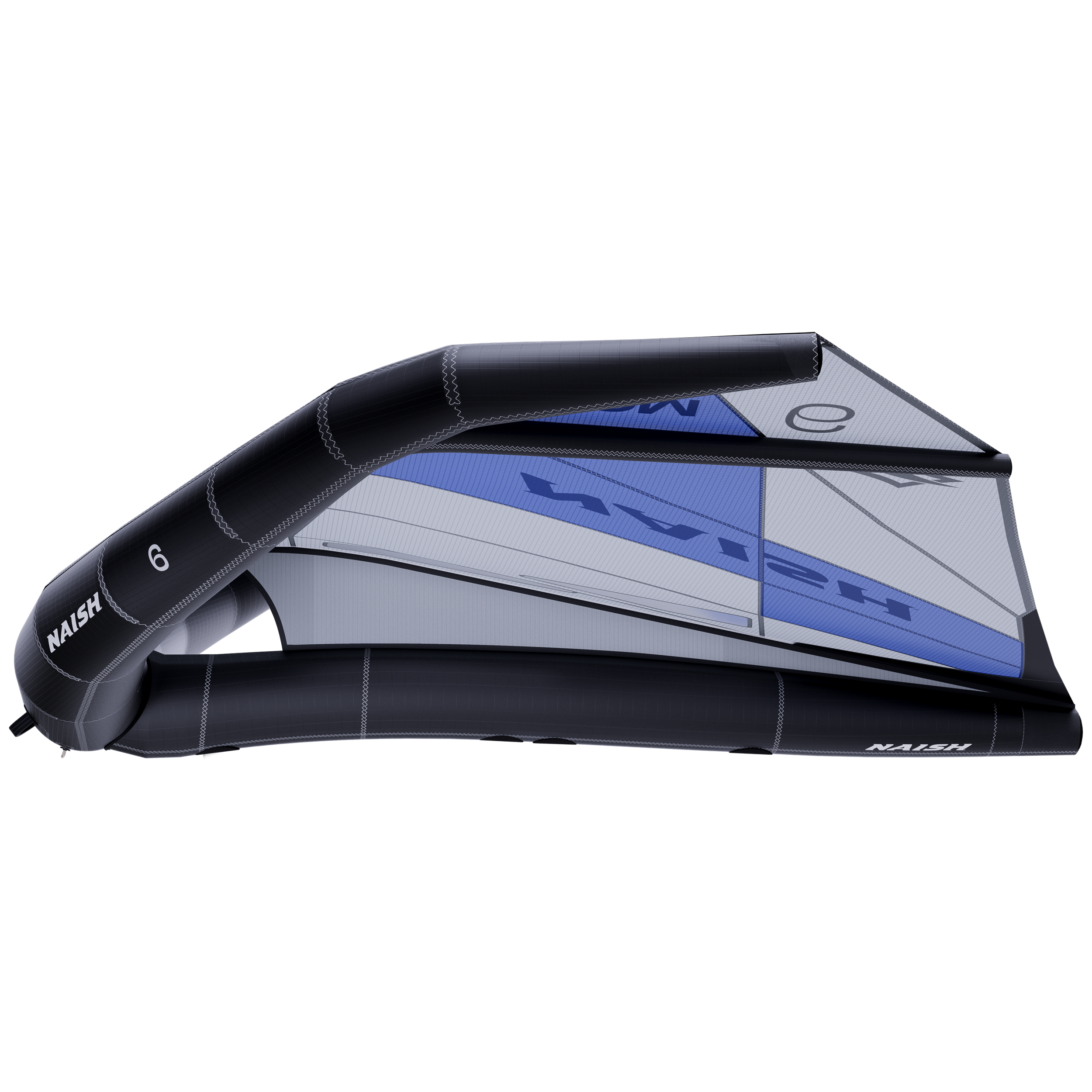 Naish Atom aile wing 6.0 rouge blanc lightwind