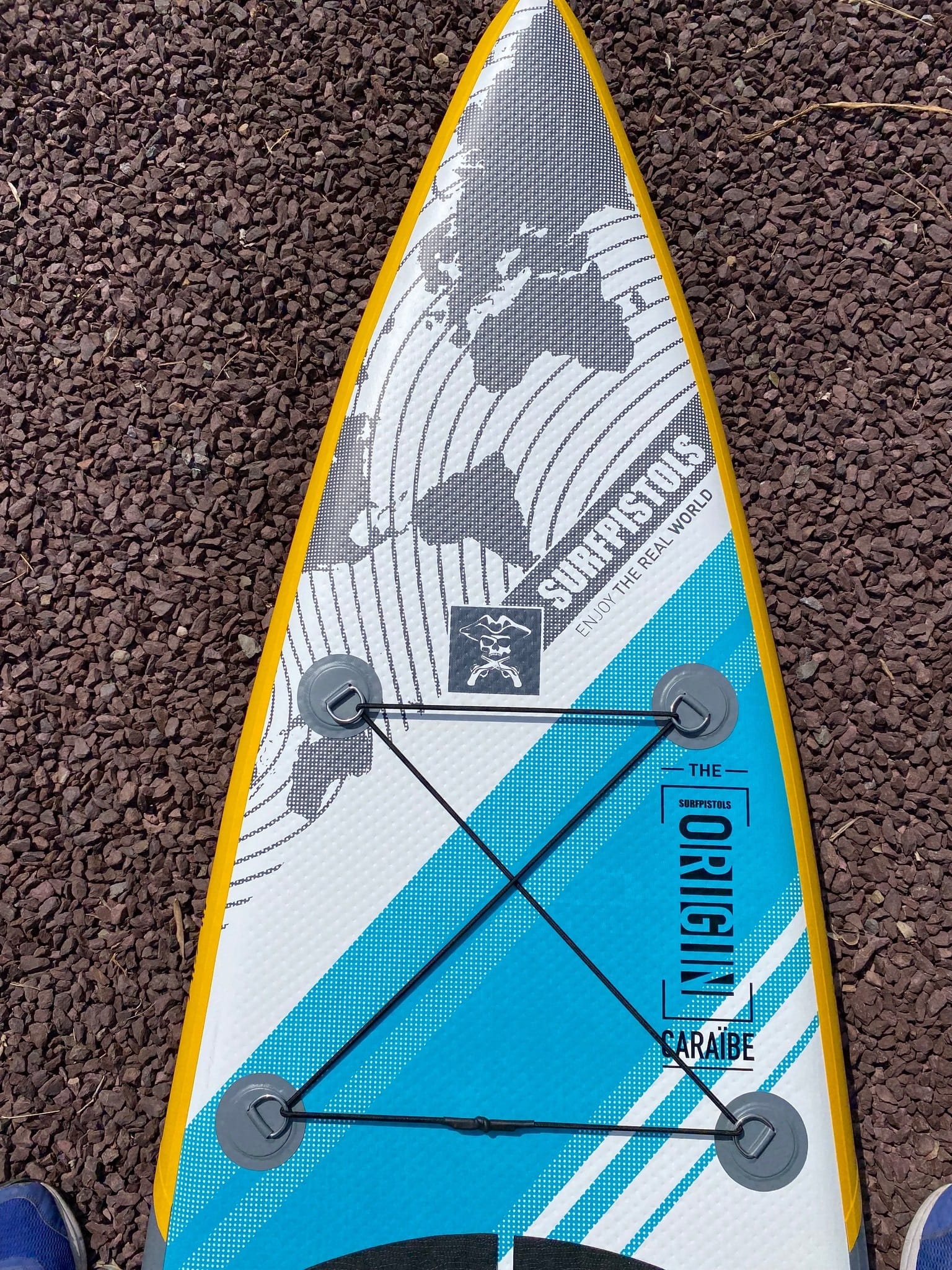 SURFPISTOLS Caraibe 14'0 paddle gonflable pack 14'x27"