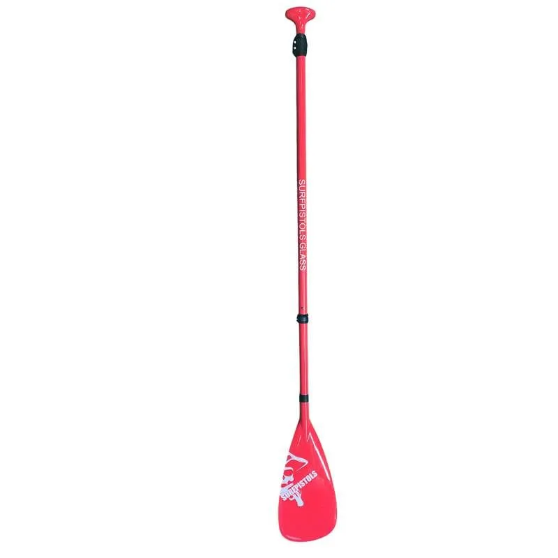 SURFPISTOLS Fibre Rouge 3 parties pagaie SUP réglable