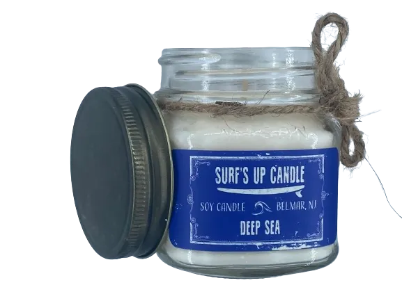 Surfpistols Idées Cadeaux Bougie Bio Deep Sea 225 g