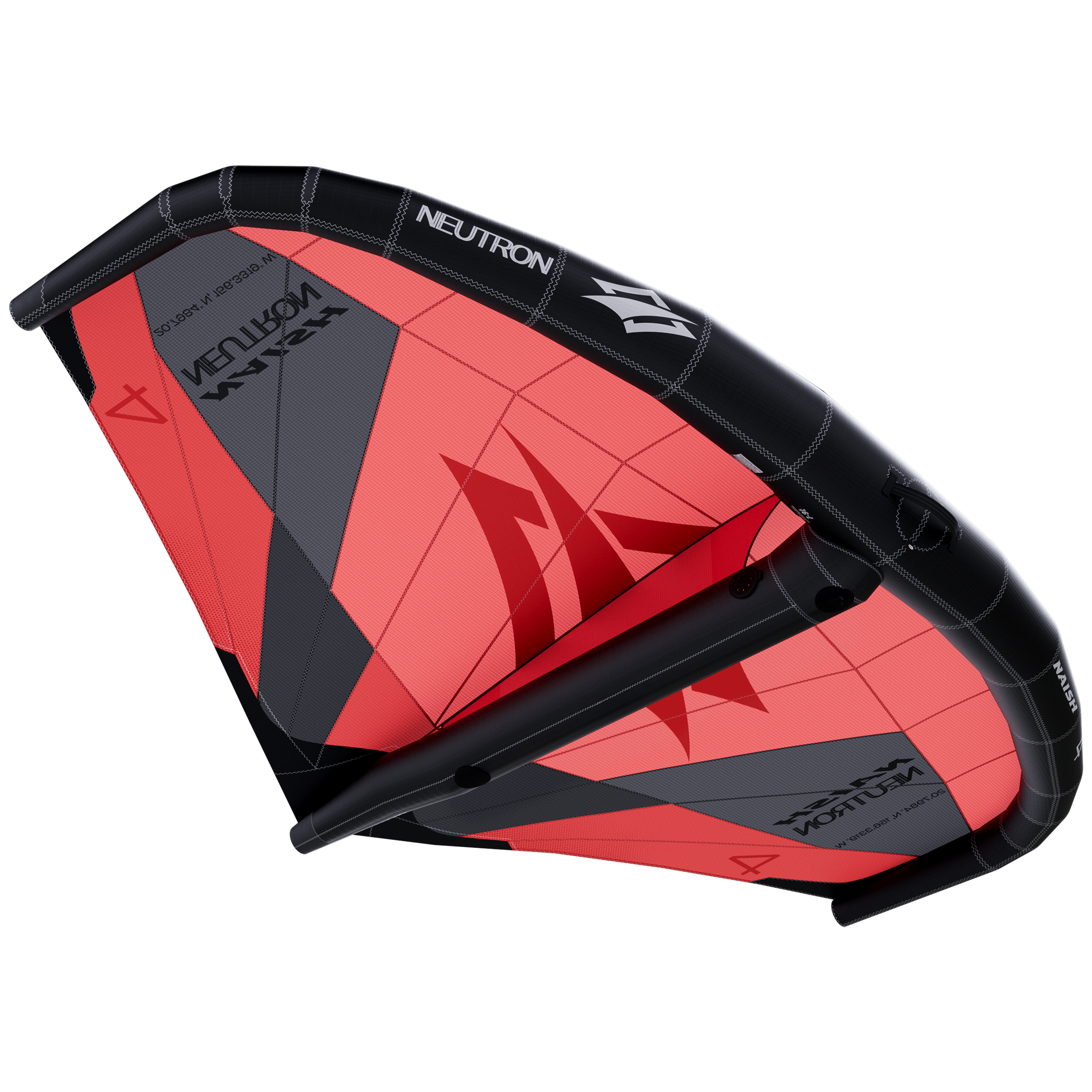 Naish Neutron aile wing 4.0 Rouge/Blanc freeride vague