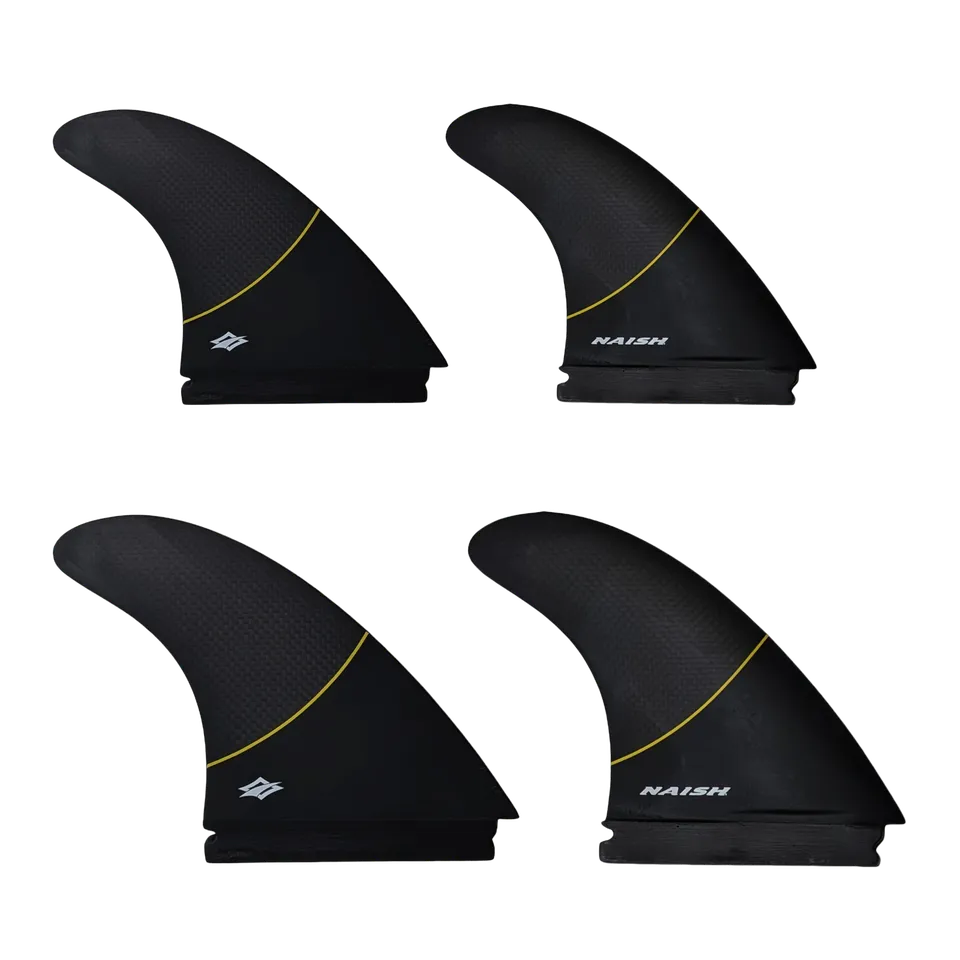 Naish Future Quad Fin Set ailerons surf noir