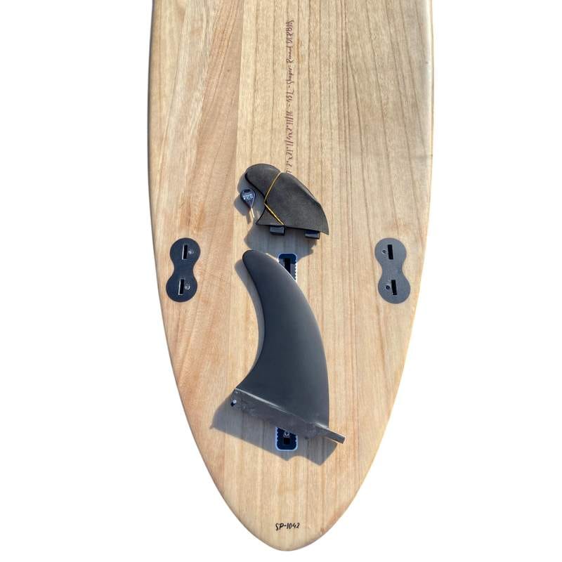 SURFPISTOLS Surf Duke Egg 7’2 Paulownia planche de surf bois